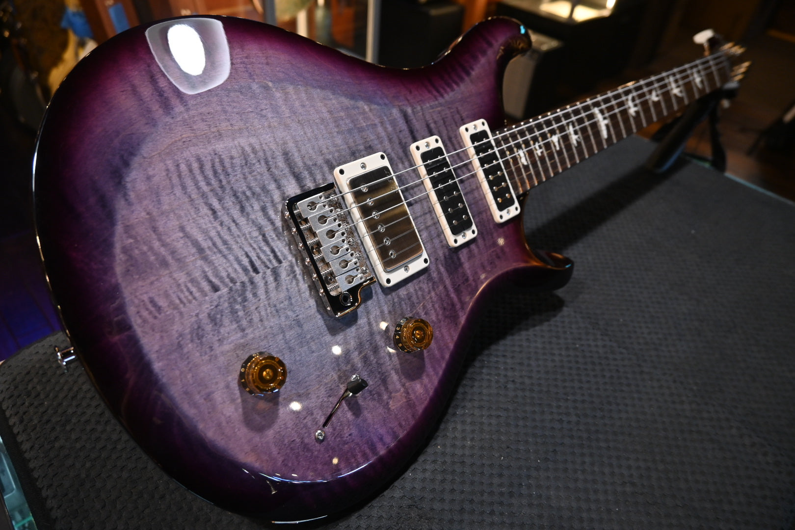 PRS S2 Studio - Faded Gray Black Purple Burst Guitar #0574 - Danville Music