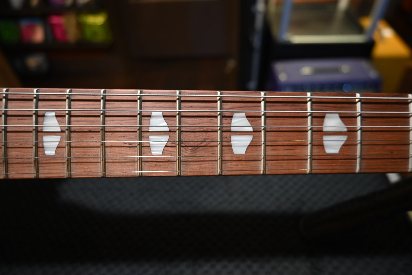 Powers Electric A-Type Select Quilt Maple PF42 CamTail - Ube Burst Guitar #B294 - Danville Music