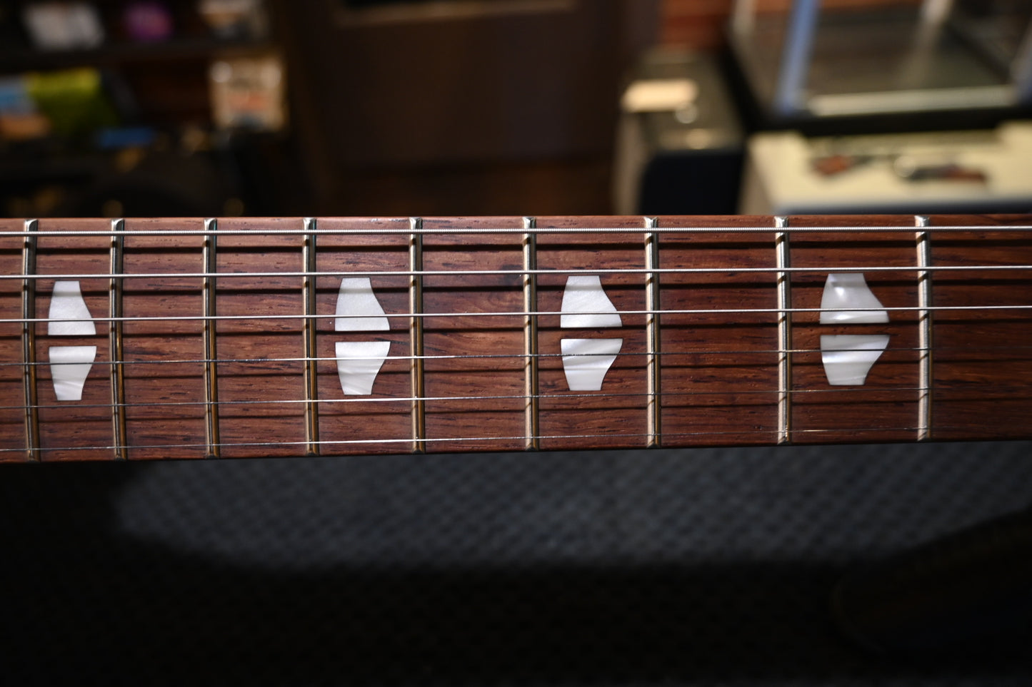 Powers Electric A-Type Select Quilt Maple PF42 CamTail - Ube Burst Guitar #B408 - Danville Music