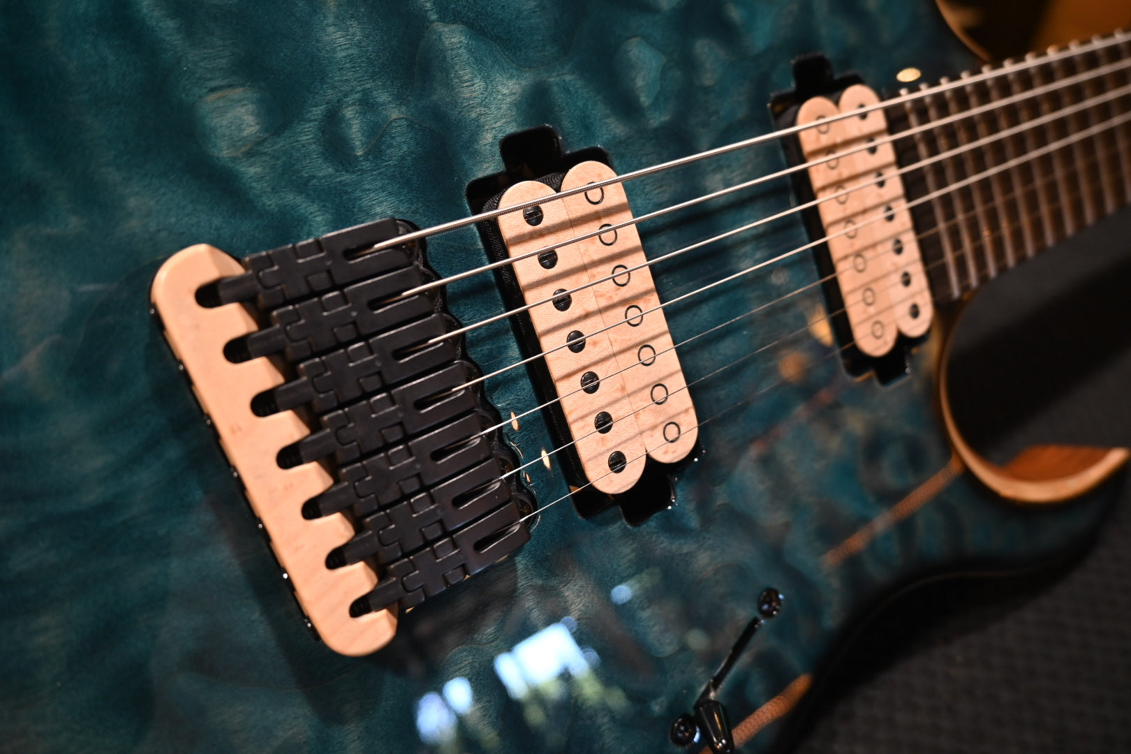 Mayones Duvell Elite 7 - Translucent Custom Finish Guitar #7024 - Danville Music