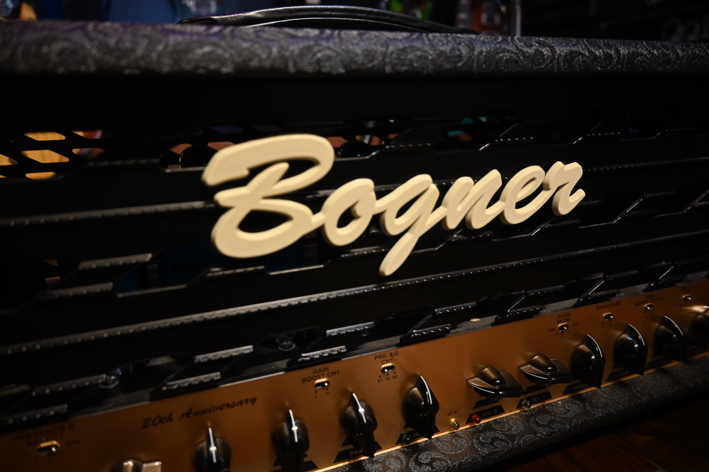 Bogner Ecstacy 20th Anniversary Metal Grill Amp Head PRE-OWNED #0896 - Danville Music