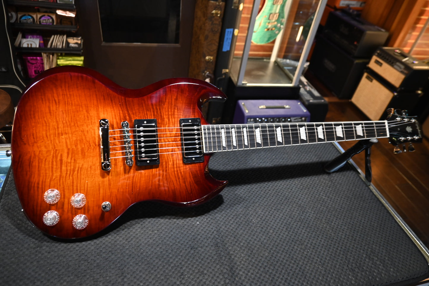 Epiphone SG Modern Figured - Mojave Burst Guitar #2896 - Danville Music