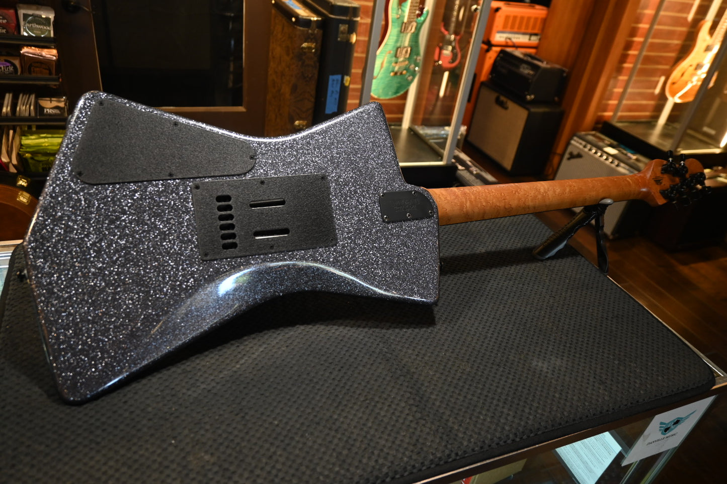 Music Man St. Vincent HH - Charcoal Sparkle Guitar #4866 USED - Danville Music