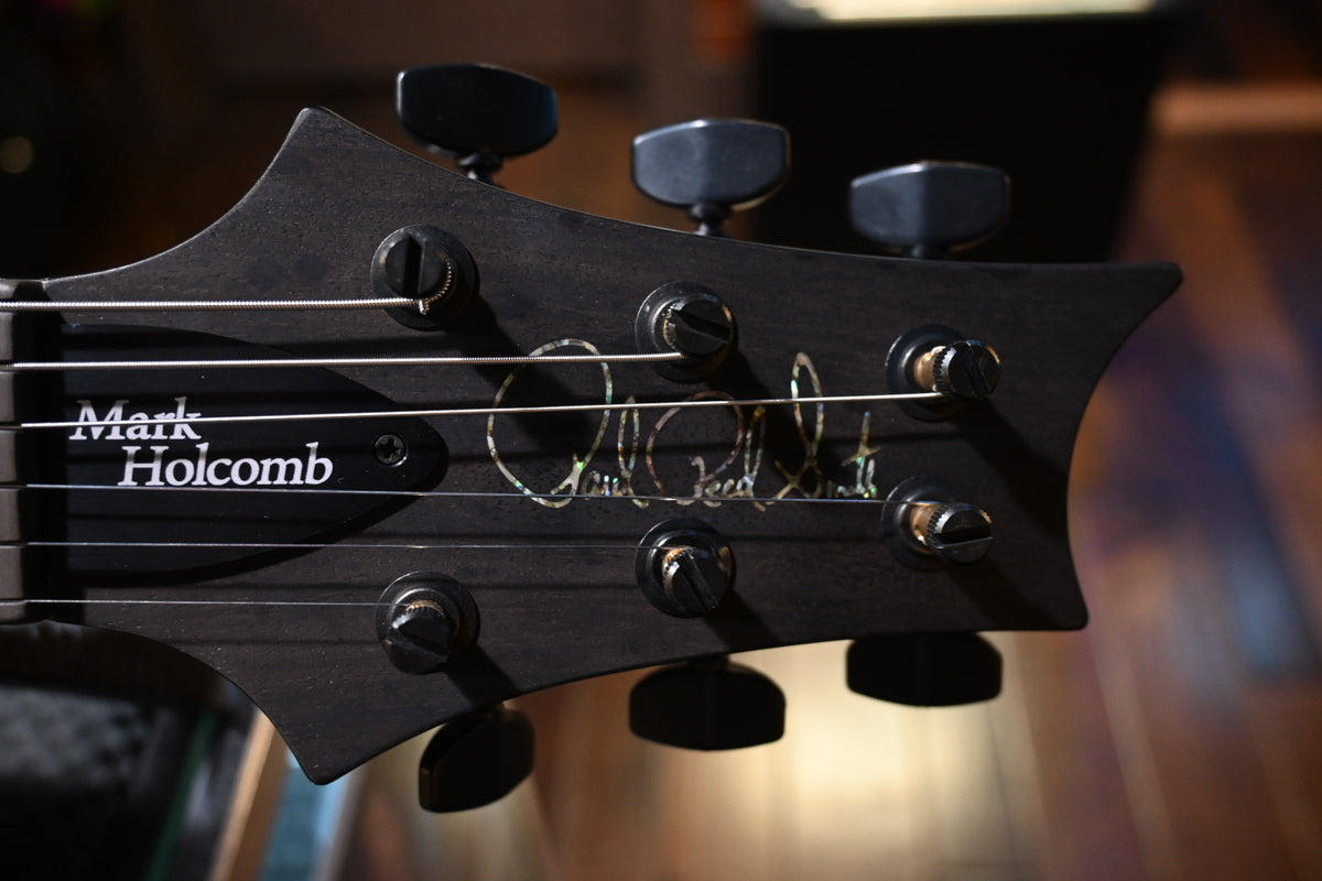 PRS Wood Library Holcomb 10-Top - Charcoal Purple Burst Satin Guitar #3329
