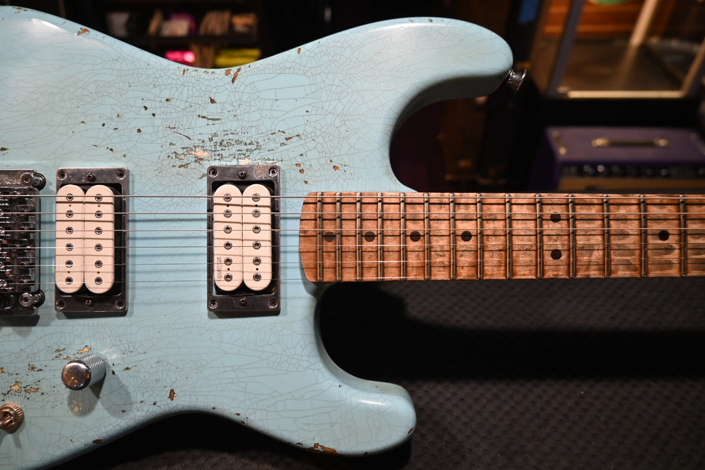Charvel San Dimas 2H FR84 2024 - Daphne Blue Guitar #4280 - Danville Music