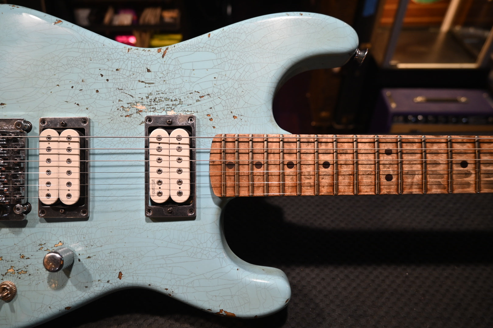 Charvel San Dimas 2H FR84 2024 - Daphne Blue Guitar #4280 - Danville Music