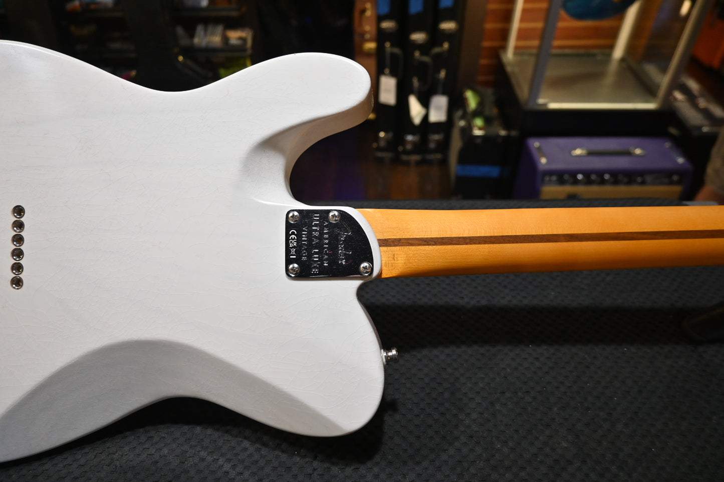 Fender American Ultra Luxe Vintage ‘50s Telecaster - White Blonde Guitar #2810 - Danville Music