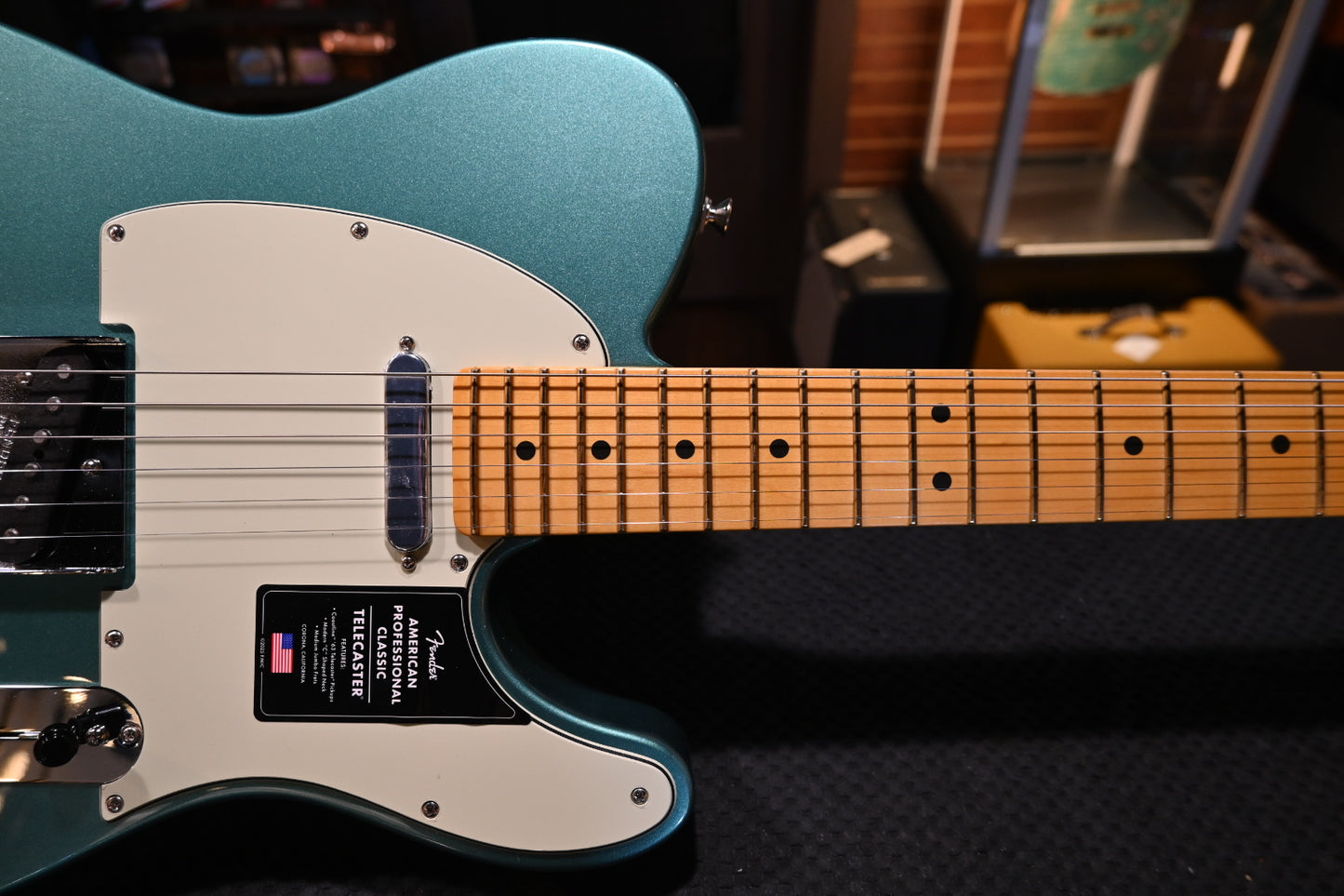 Fender American Classic Telecaster - Faded Sherwood Green Metallic Guitar #9890