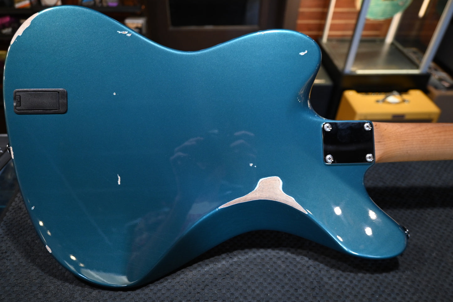 Suhr Classic JM Antique Limited Edition - Ocean Turquoise Metallic Guitar #9493 - Danville Music