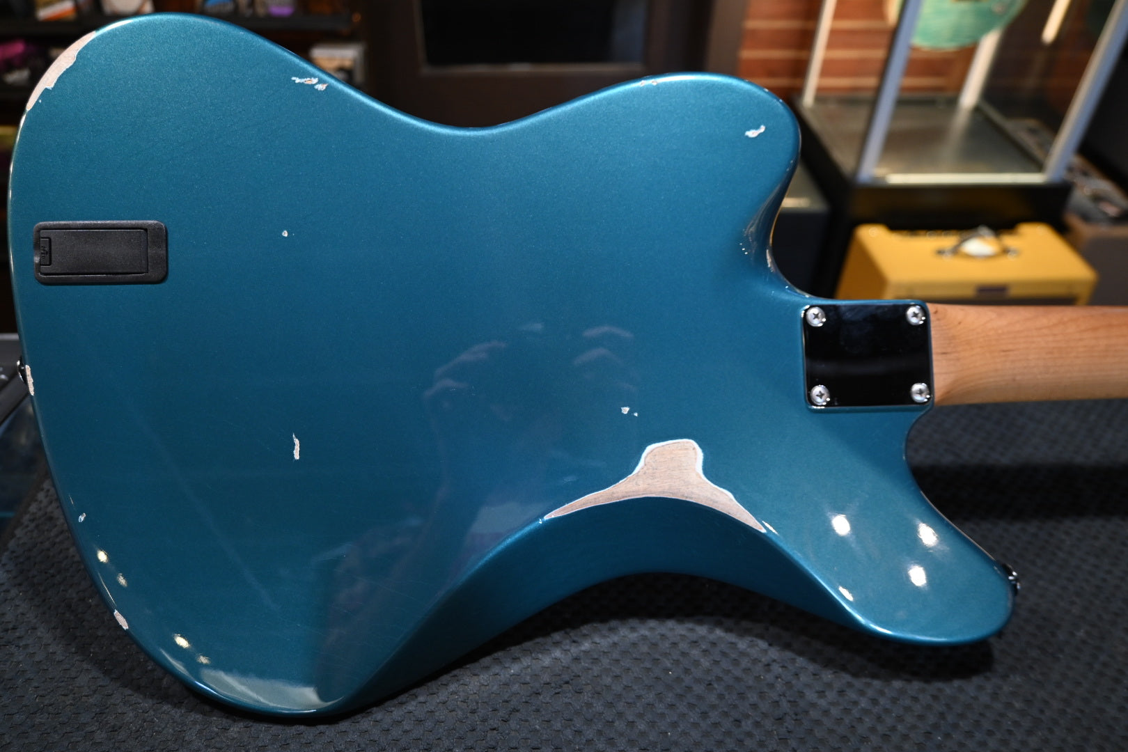Suhr Classic JM Antique Limited Edition - Ocean Turquoise Metallic Guitar #9493 - Danville Music