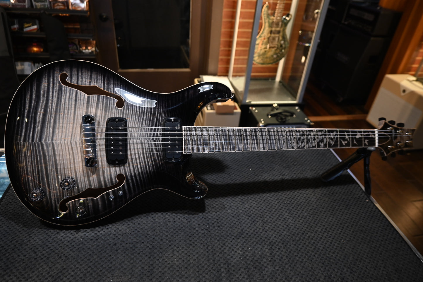 PRS Private Stock 30th Anniversary ‘Birds of a Feather’ Hollowbody I Limited - Frostbite Glow Guitar #0234