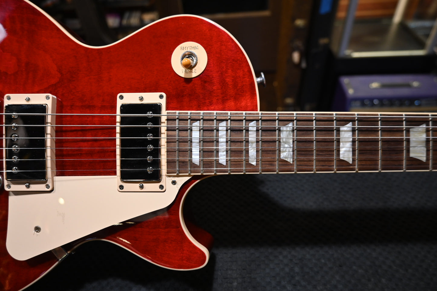 Gibson Les Paul Standard ‘60s Figured Top 2023 - Cardinal Red Guitar #0020 - Danville Music