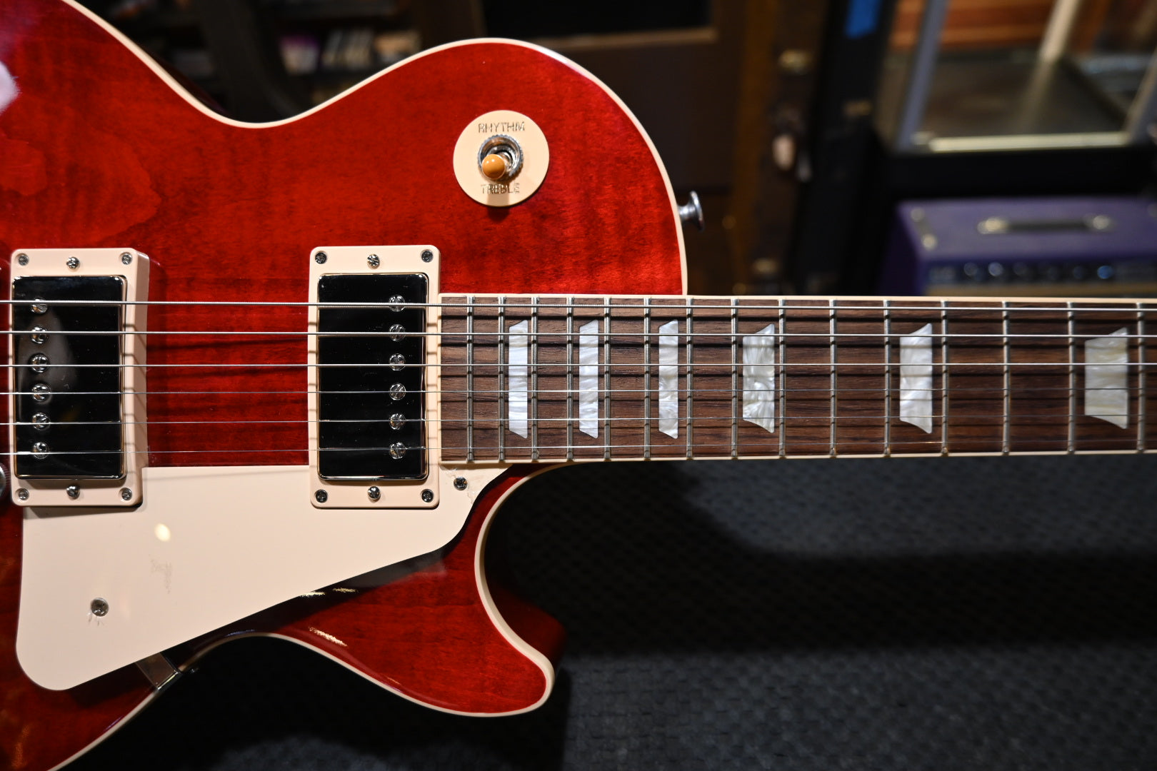 Gibson Les Paul Standard ‘60s Figured Top 2023 - Cardinal Red Guitar #0020 - Danville Music