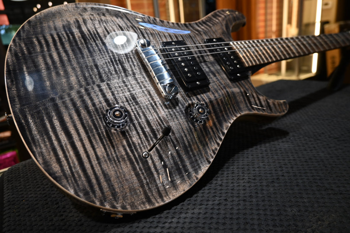 PRS Wood Library Custom 24 Stoptail Limited Edition 10-Top - Charcoal Guitar #0111