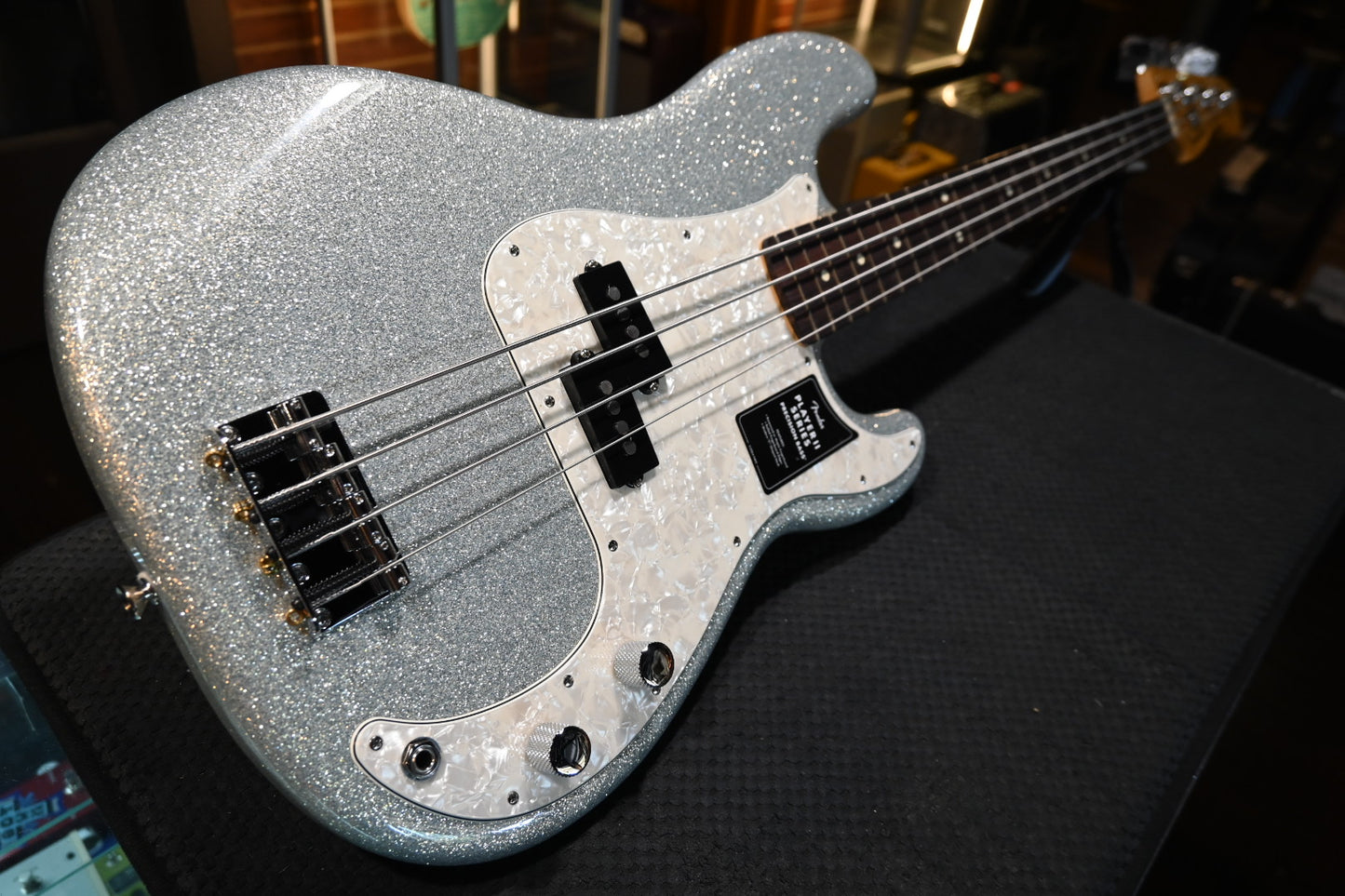 Fender 75th Anniversary Player II Precision Bass - Diamond Dust Sparkle Bass #5477 - Danville Music
