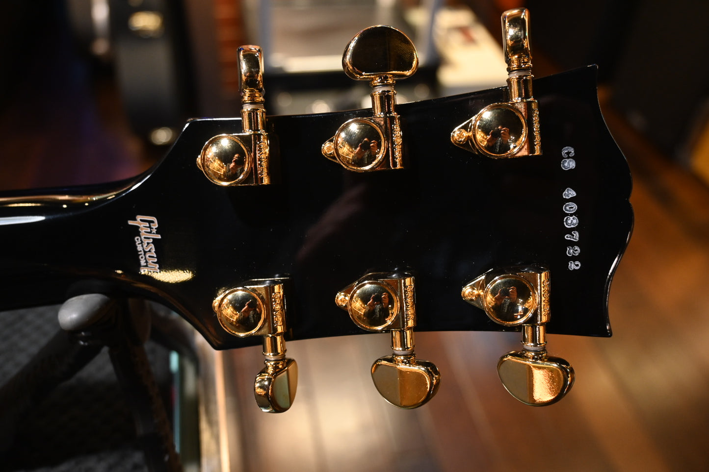 Gibson Custom Shop Les Paul Custom - Ebony Guitar #3722