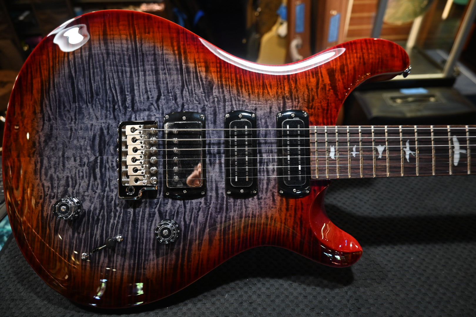 PRS SE Studio Charcoal Cherry Burst Guitar 0098 | Danville Music