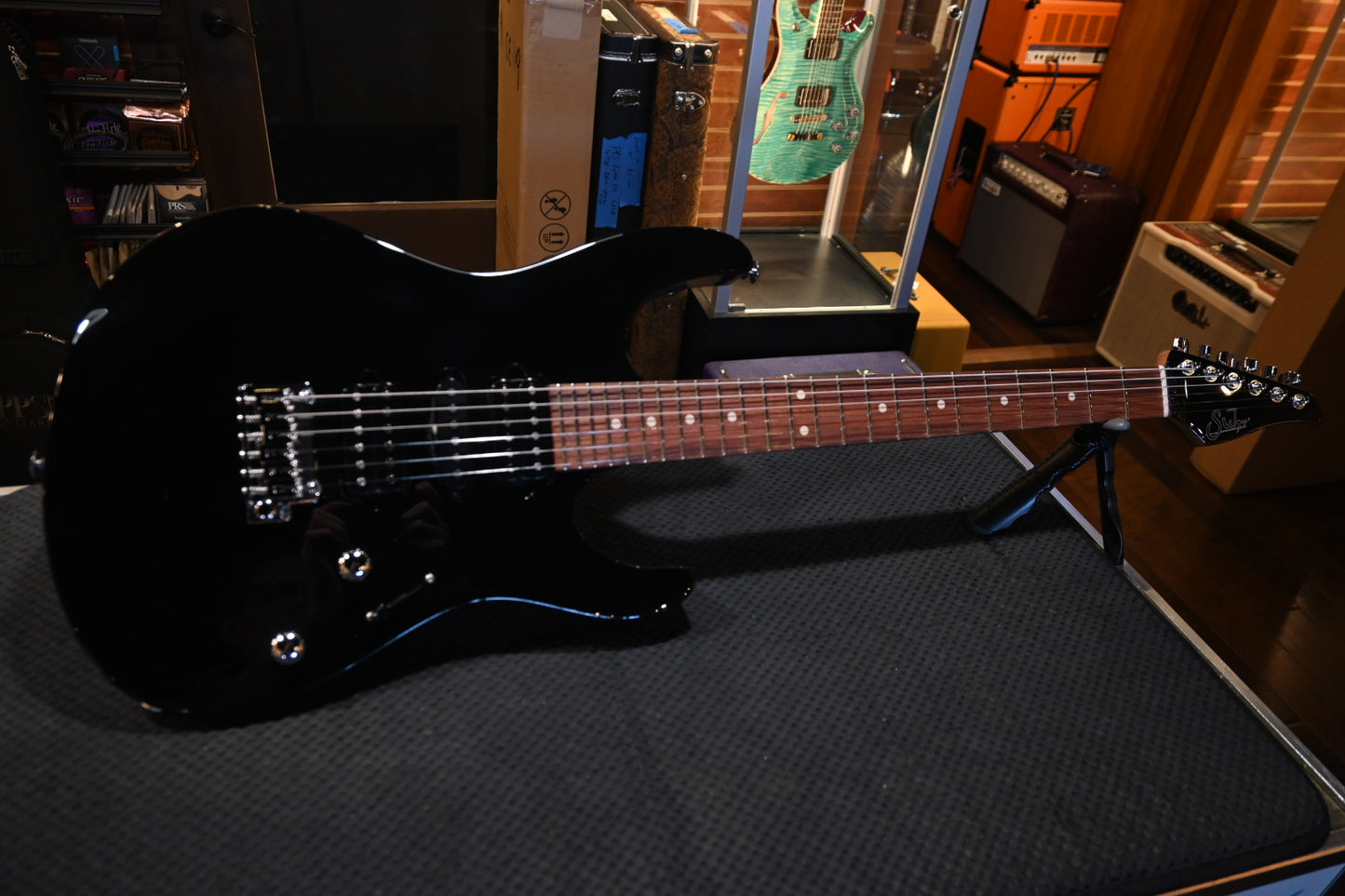 Suhr Custom Modern - Black Guitar #8685
