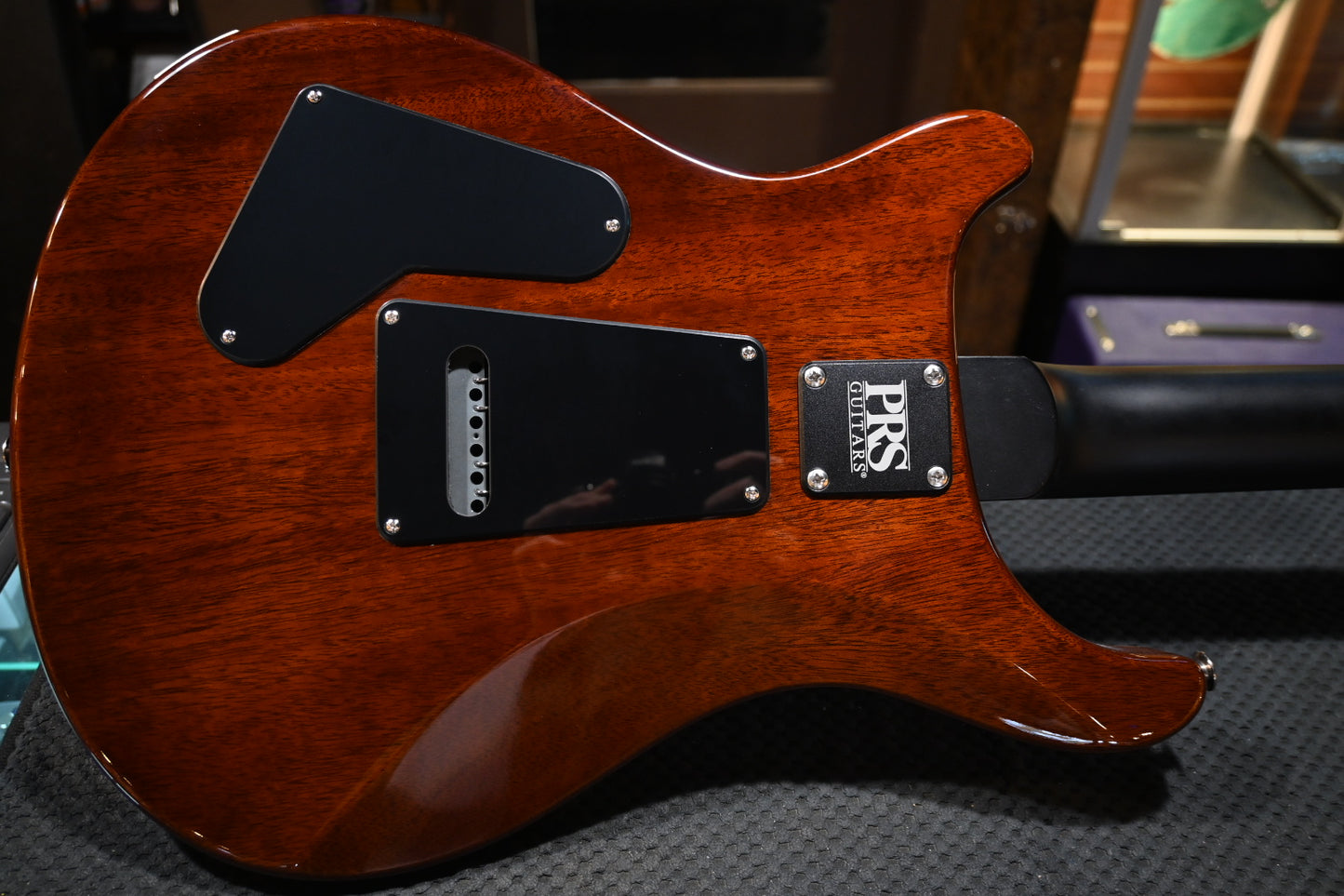 PRS Wood Library CE 24 Quilt - Tortoise Shell Guitar #7888