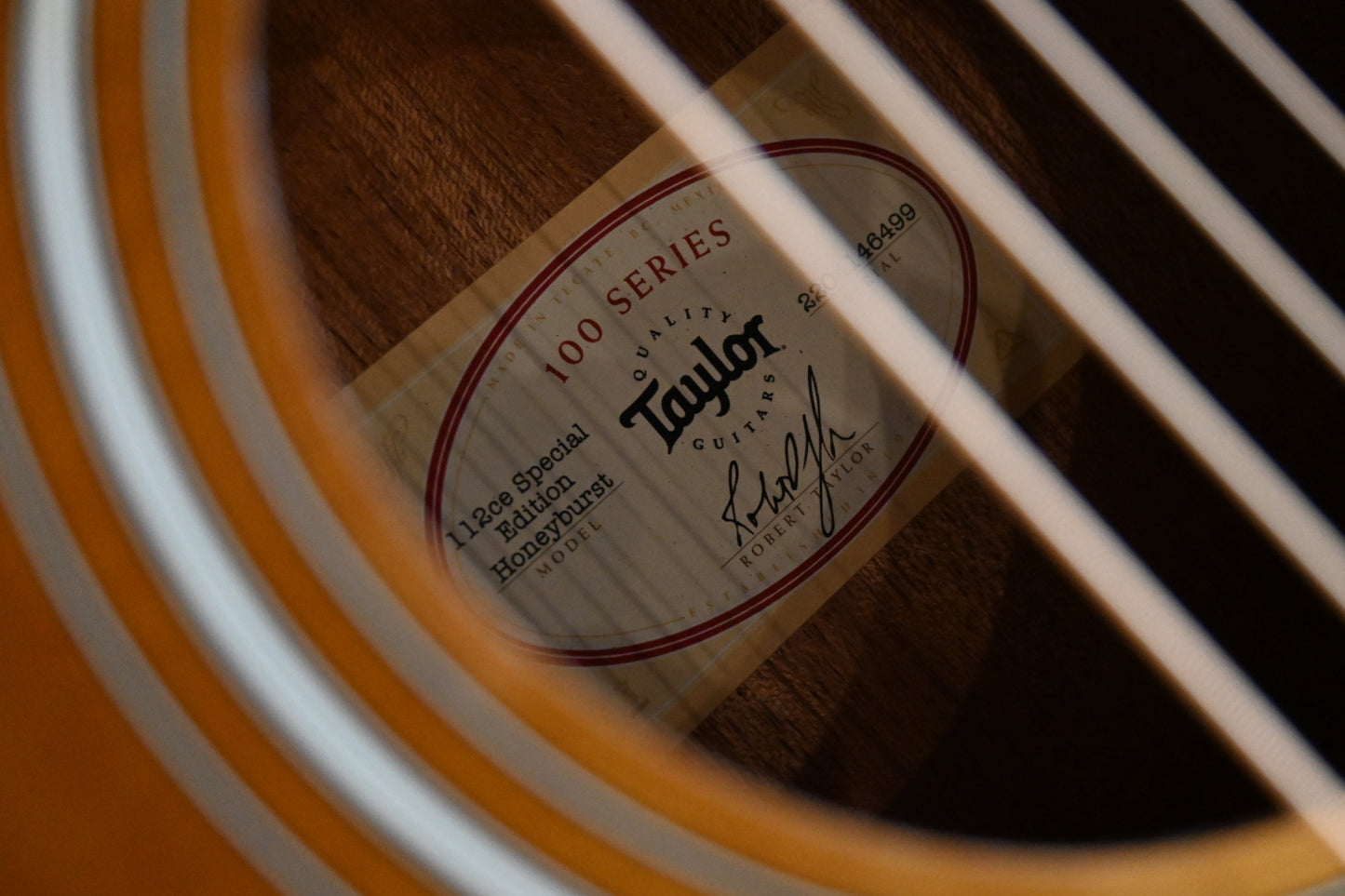 Taylor 112ce Special Edition - Honeyburst Guitar #6499