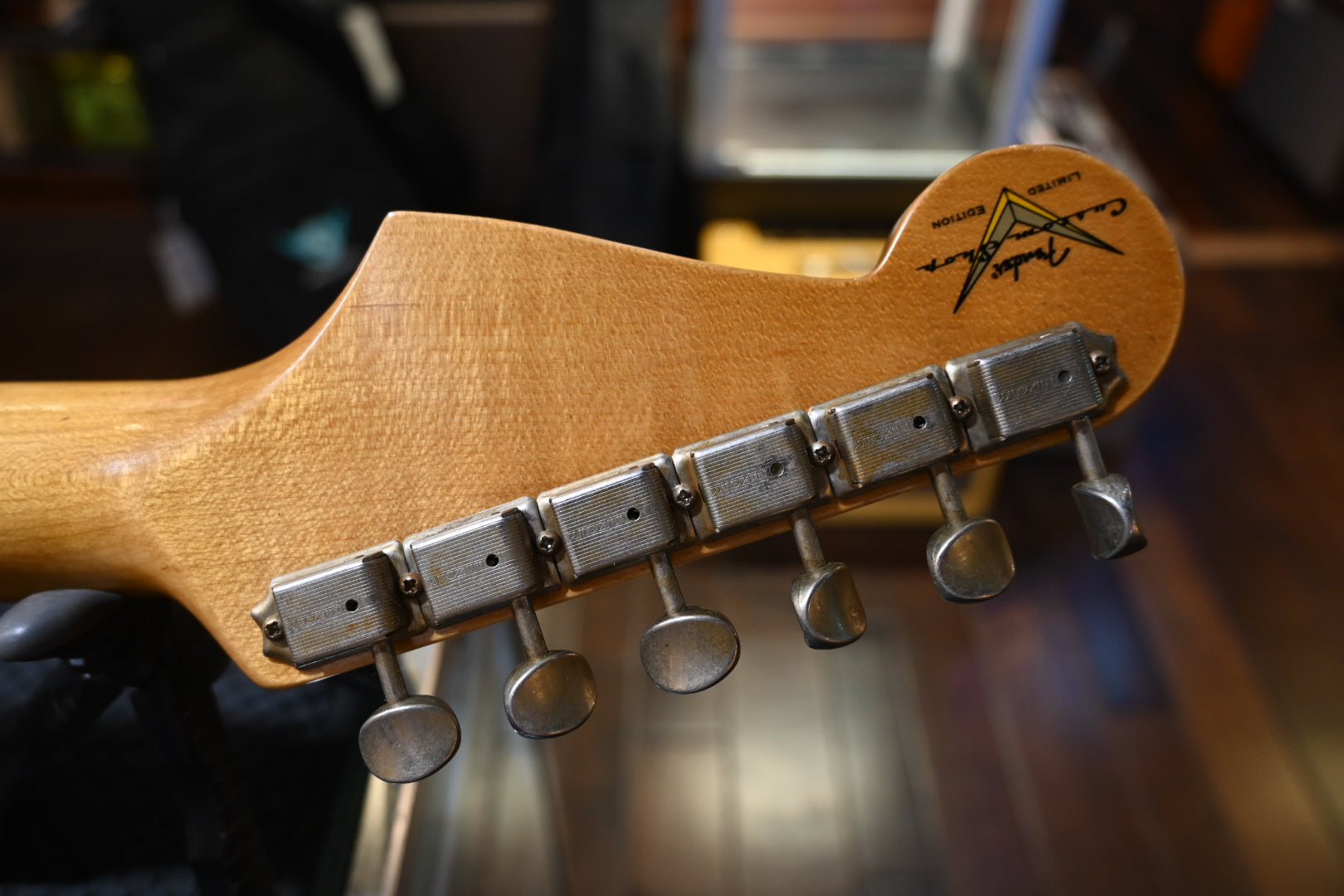 Fender Custom Shop 1955 Stratocaster Journeyman 2025 - Black Guitar #5969 - Danville Music