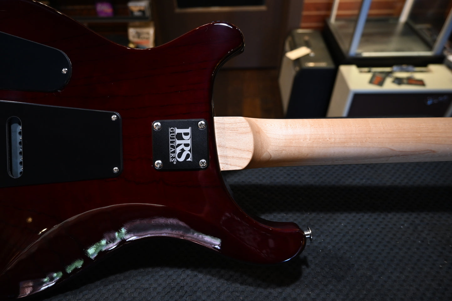 PRS Wood Library Swamp Ash Special - Dark Cherry Sunburst Guitar #7357 - Danville Music