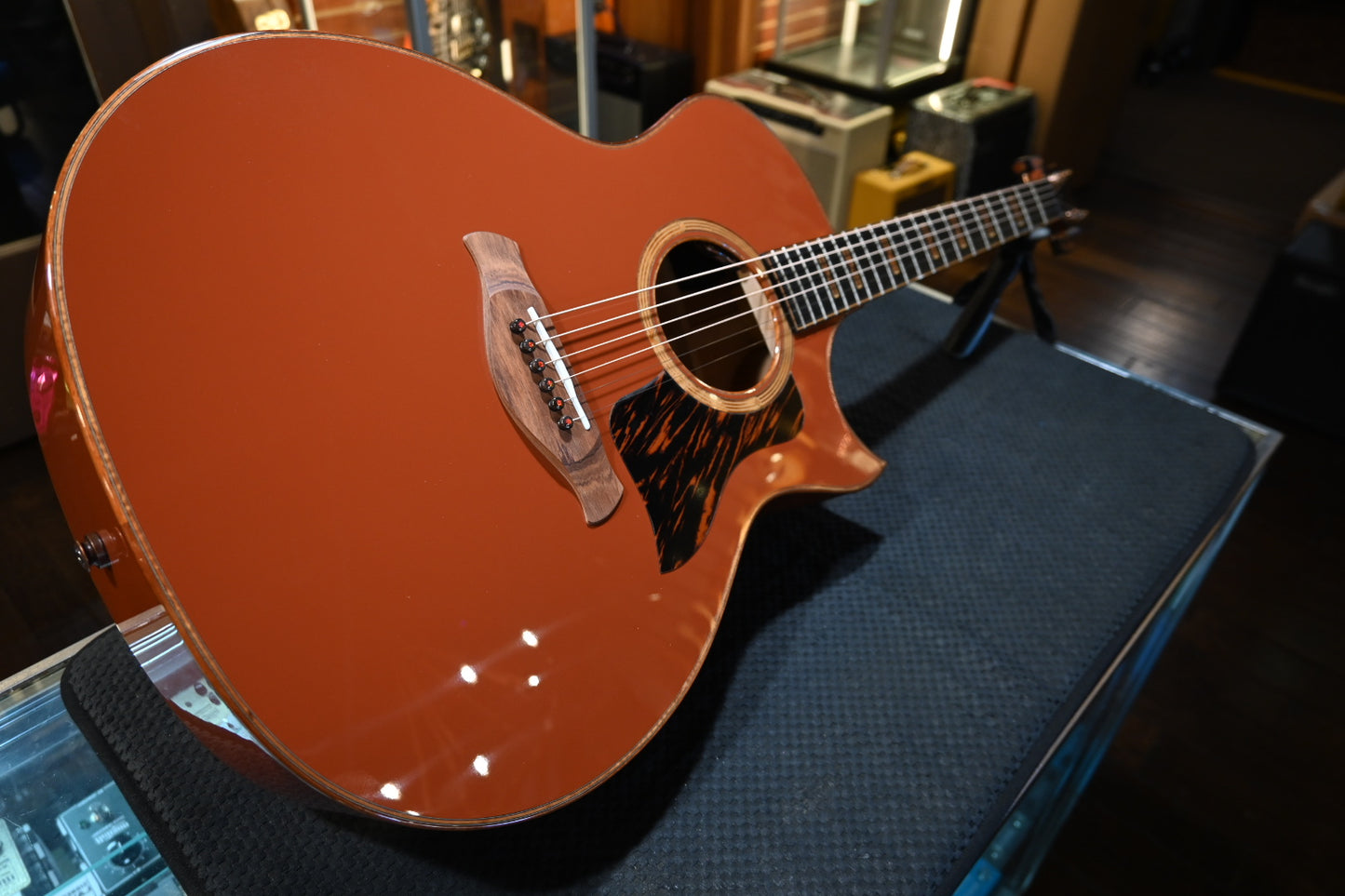 Taylor Custom GA Mahogany/Mahogany Catch #4 - Terra Cotta Guitar #6099