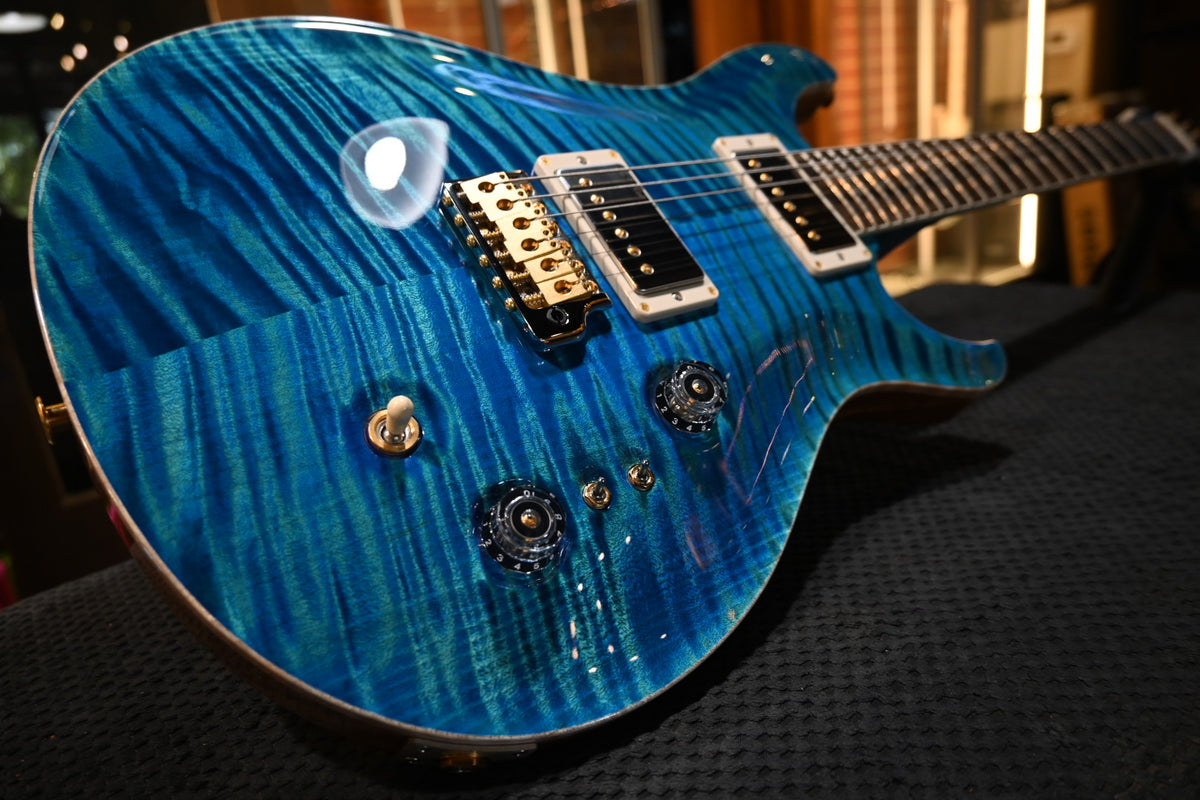 PRS Select Wood Library McCarty 594 Tremolo 10-Top “408” Switching - Arctic Blue Guitar #1598