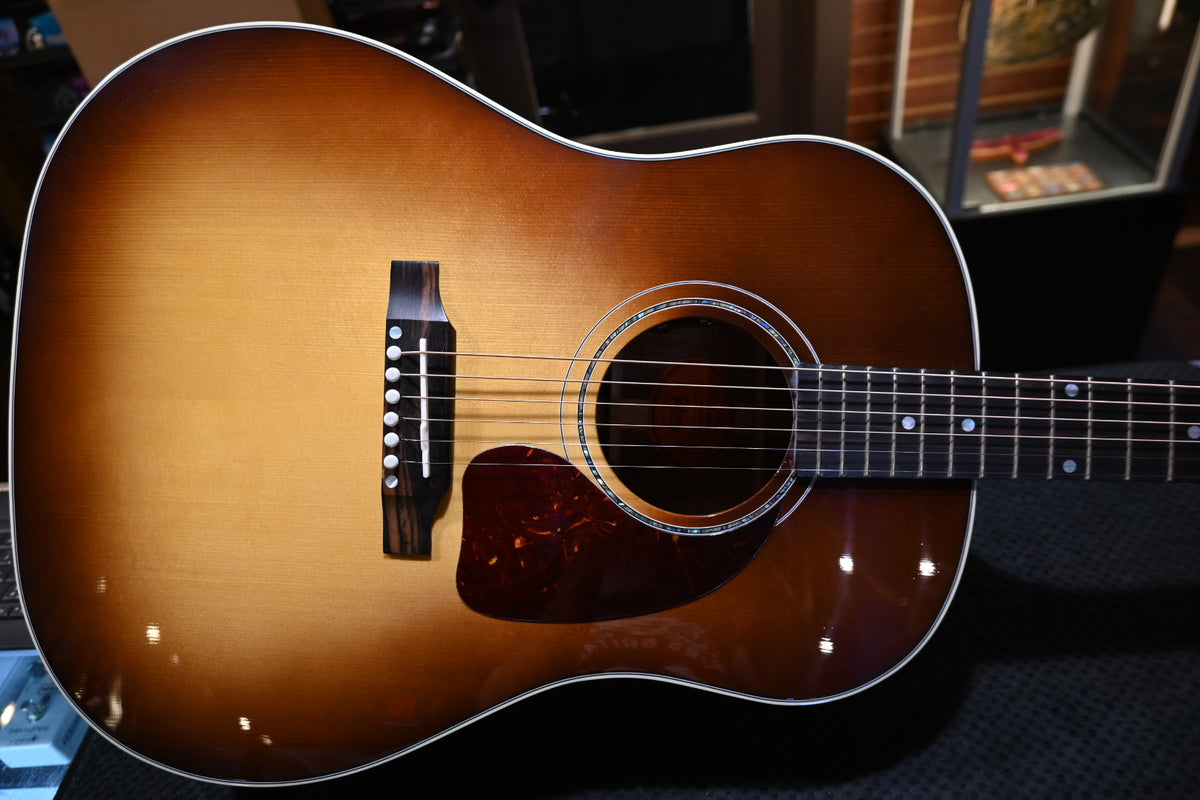Gibson Custom Shop J-45 Koa Carpathian Spruce - Honeyburst Guitar #5086
