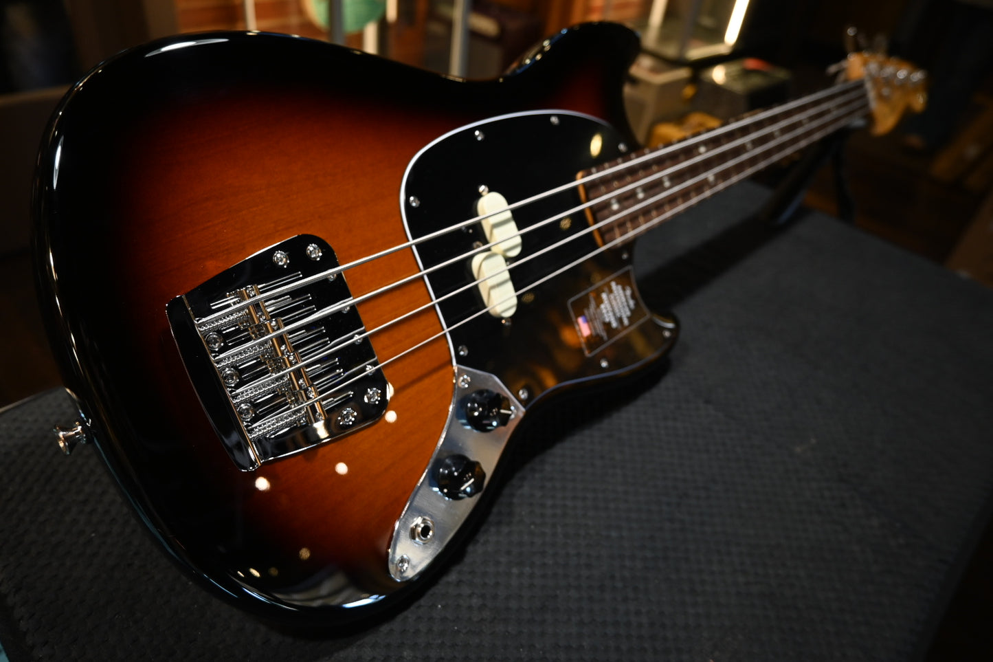 Fender American Professional Classic Mustang Bass - 3-Color Sunburst Bass #2468 - Danville Music