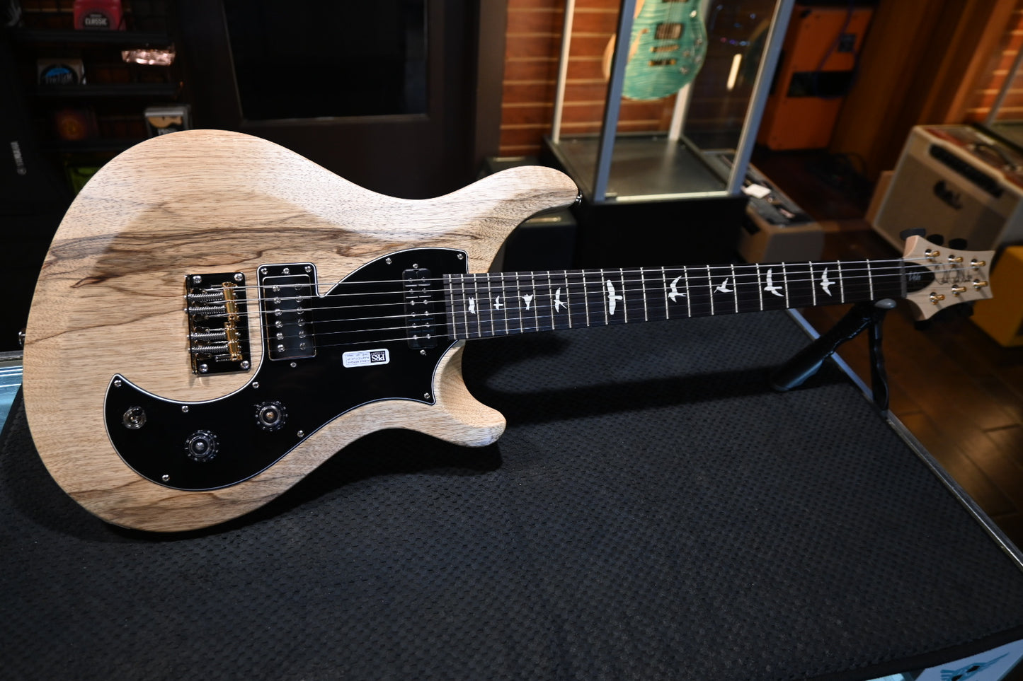 PRS S2 Vela Black Limba Limited Edition Satin - Natural Guitar #8504 - Danville Music