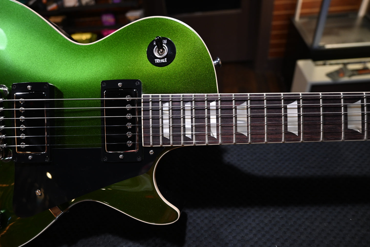Gibson Custom Shop 1957 Les Paul Standard Reissue - Sweet Green Shift Top Guitar #6022 - Danville Music
