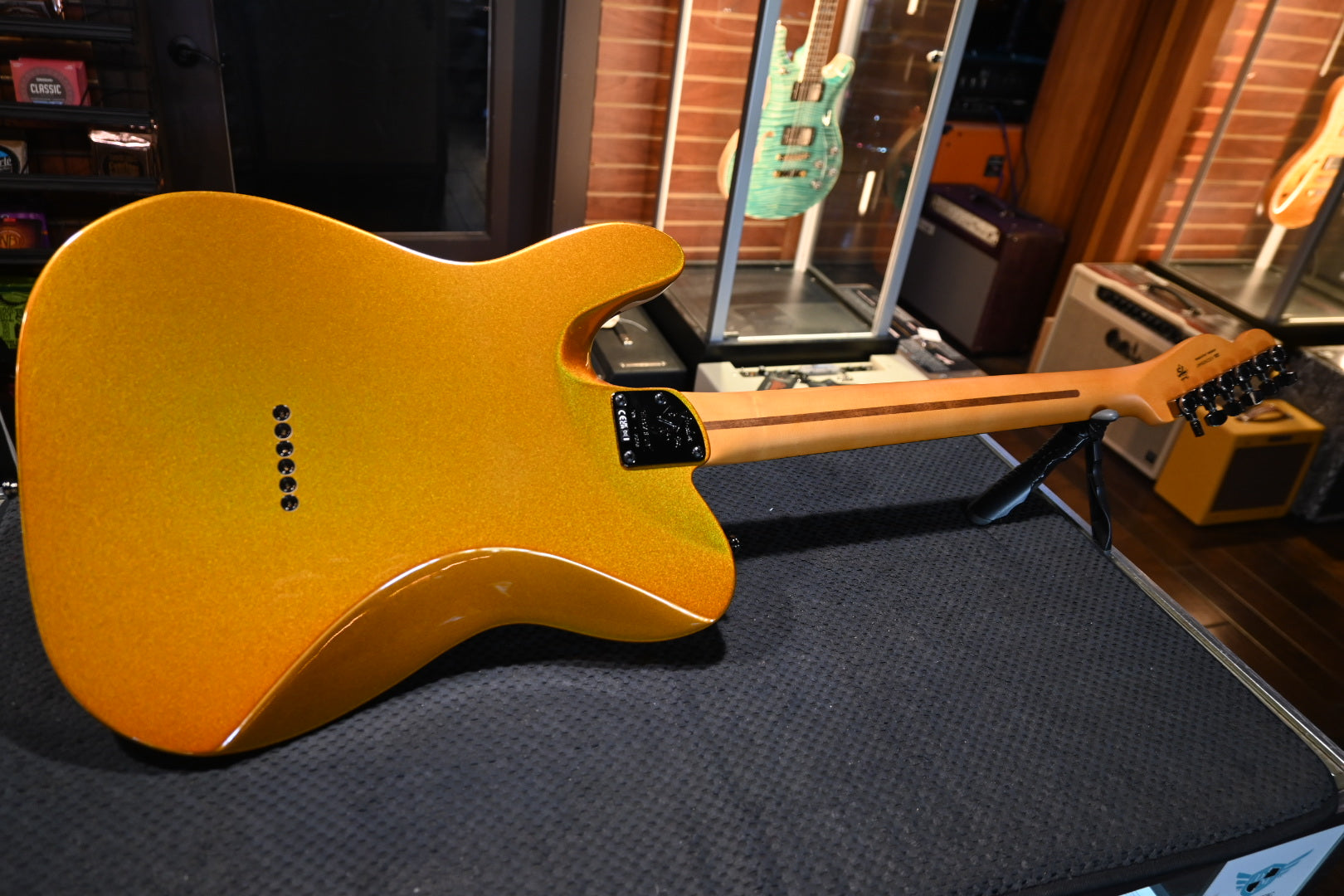 Fender 75th Anniversary American Ultra II Telecaster - Liquid Gold Guitar #8447 - Danville Music
