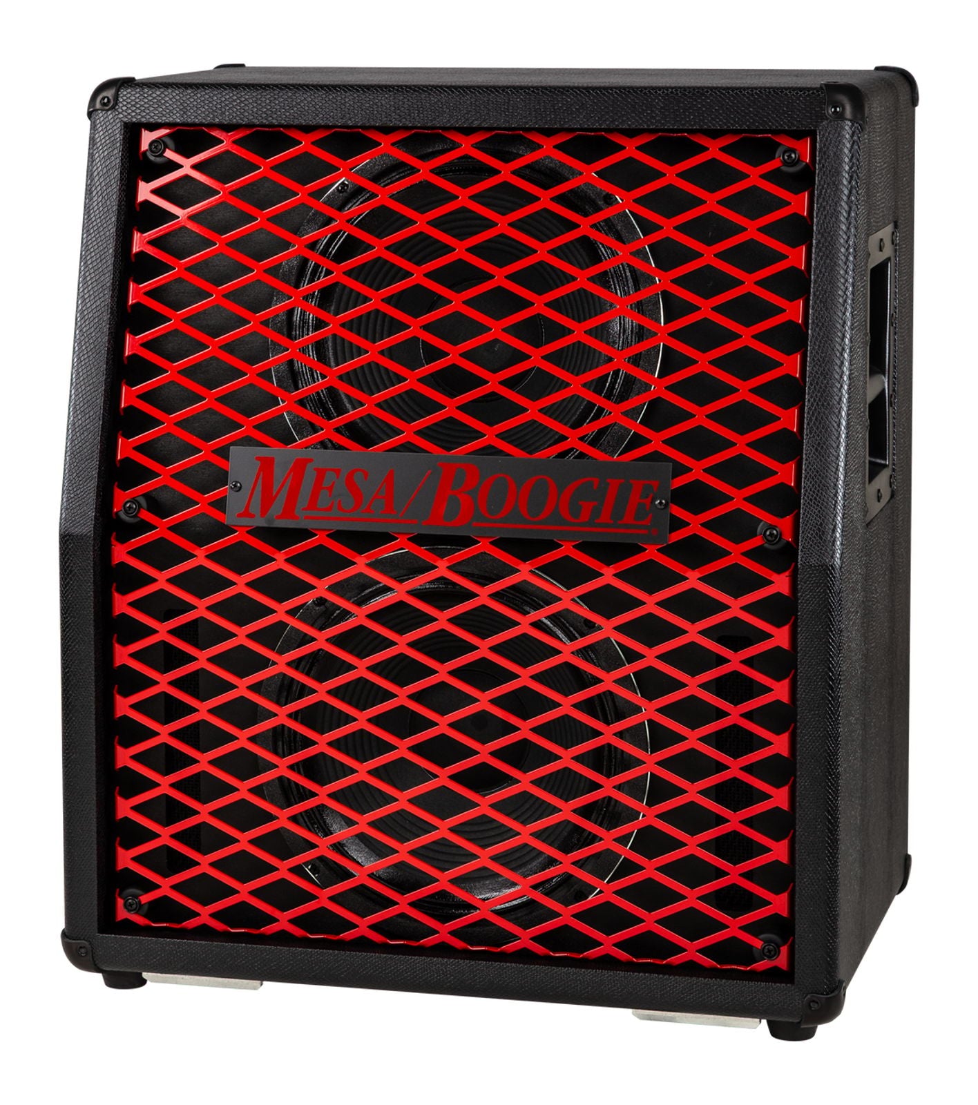 Mesa Boogie Vintage Split Back Vertical Slant Black Snakeskin Red Grille