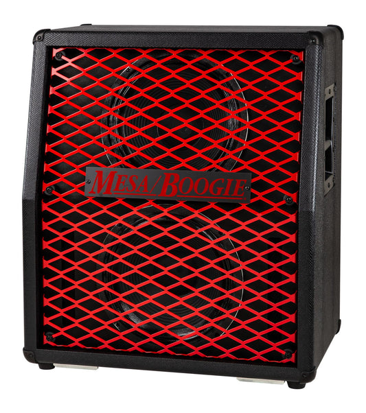 Mesa Boogie Vintage Split Back Vertical Slant Black Snakeskin Red Grille