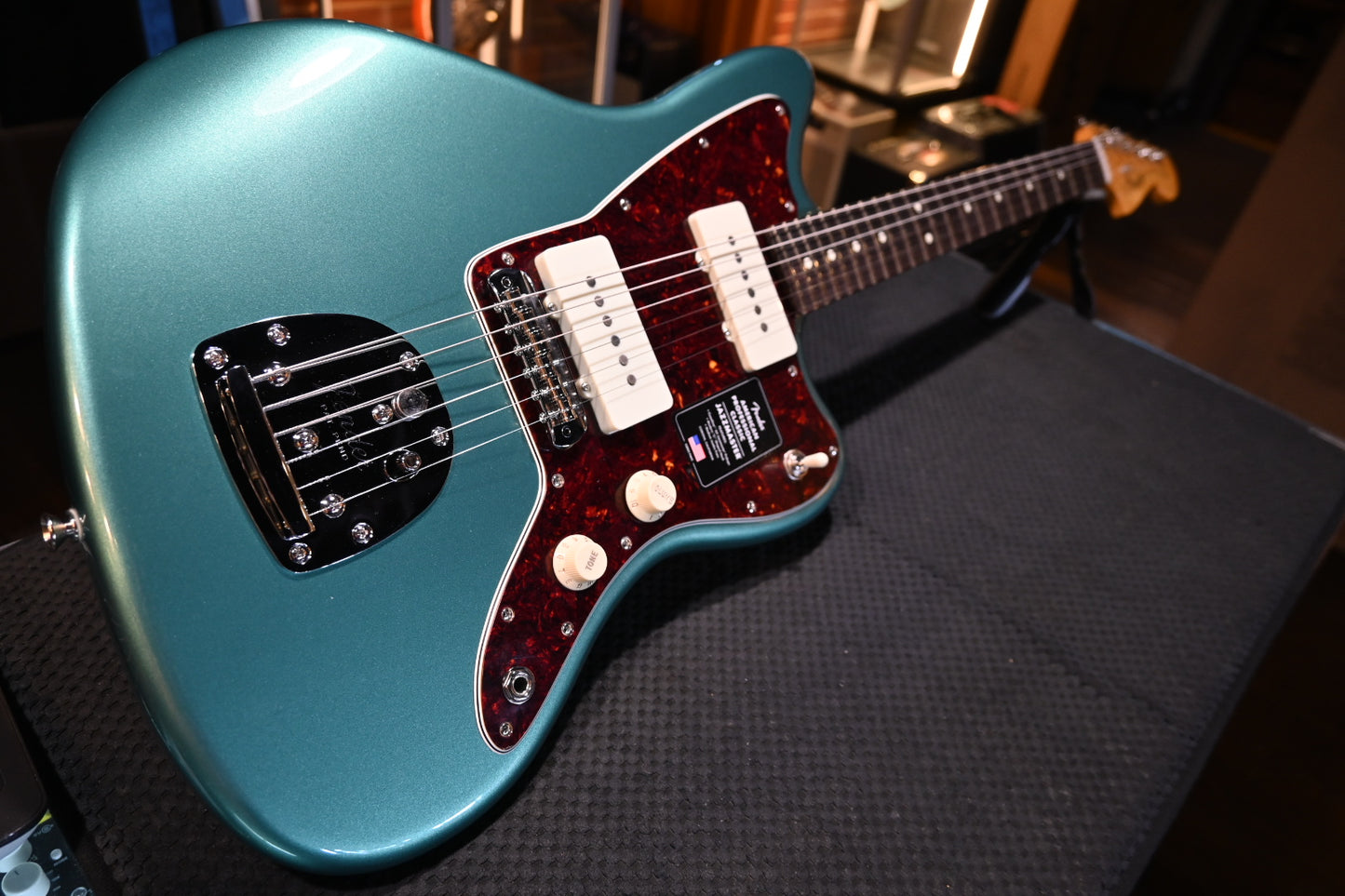 Fender American Professional Classic Jazzmaster - Faded Sherwood Green Metallic Guitar #3792