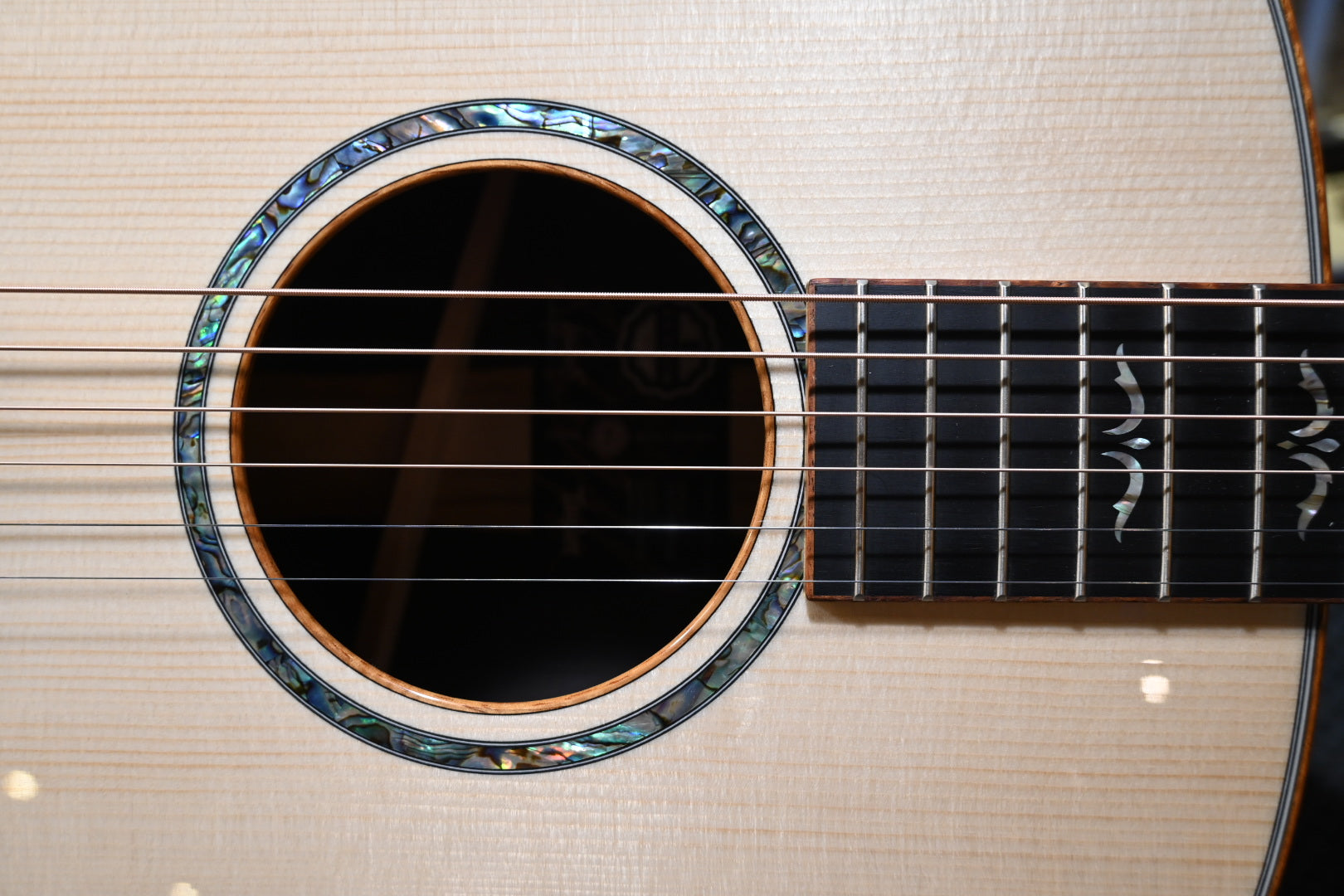 Taylor Custom Gold Label Super Auditorium Adirondack Spruce/AAA Brazilian Rosewood Guitar #6082 - Danville Music
