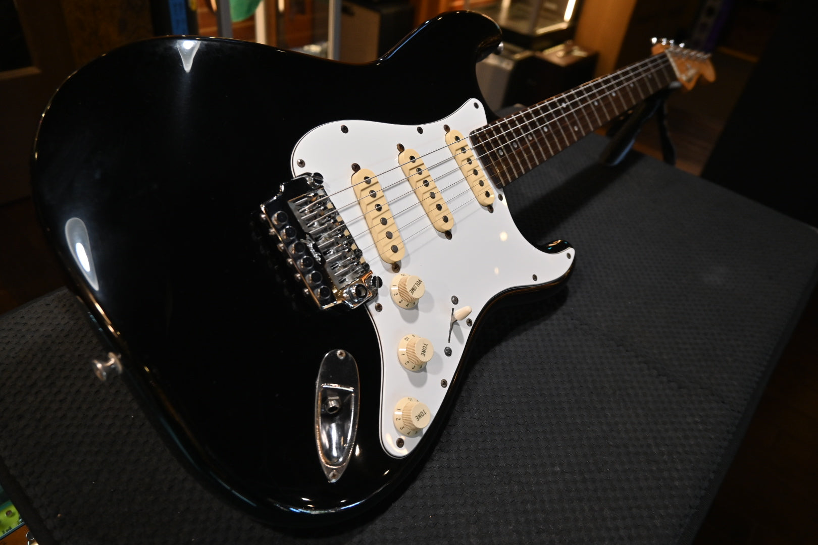 Fender Contemporary Stratocaster MIJ 1986 - Black Guitar #2362 - Danville Music