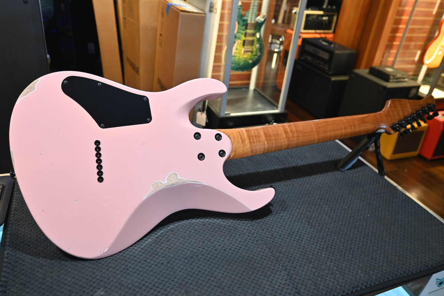 Suhr Custom Modern 7 Antique - Shell Pink Guitar #3351