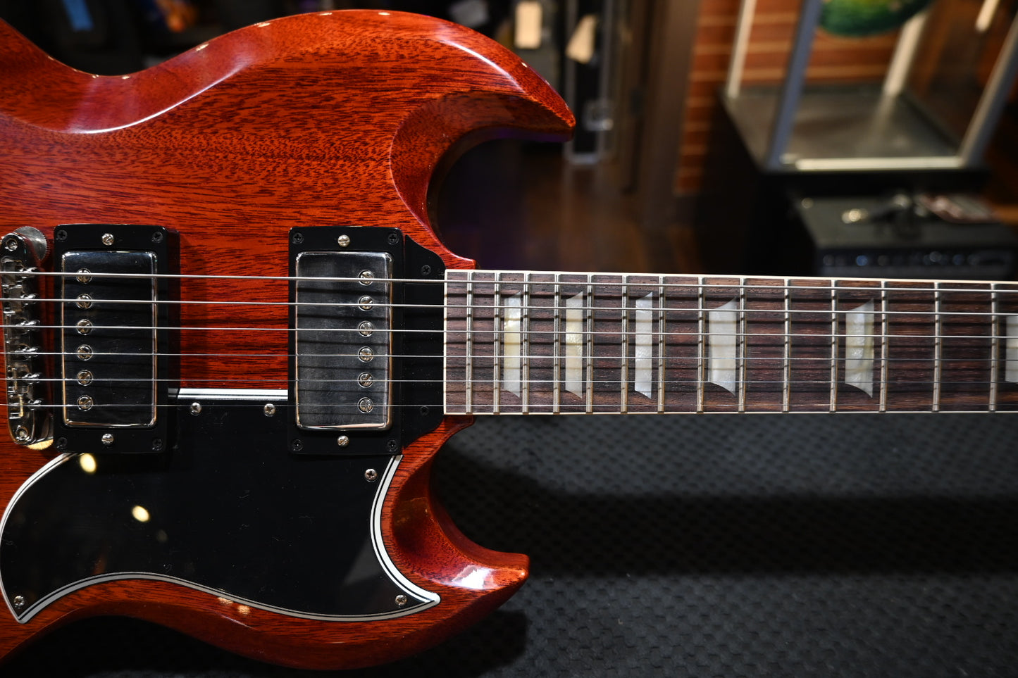 Gibson Custom Shop 1961 Les Paul SG Standard Reissue Stop-Bar VOS - Cherry Red Guitar #2981