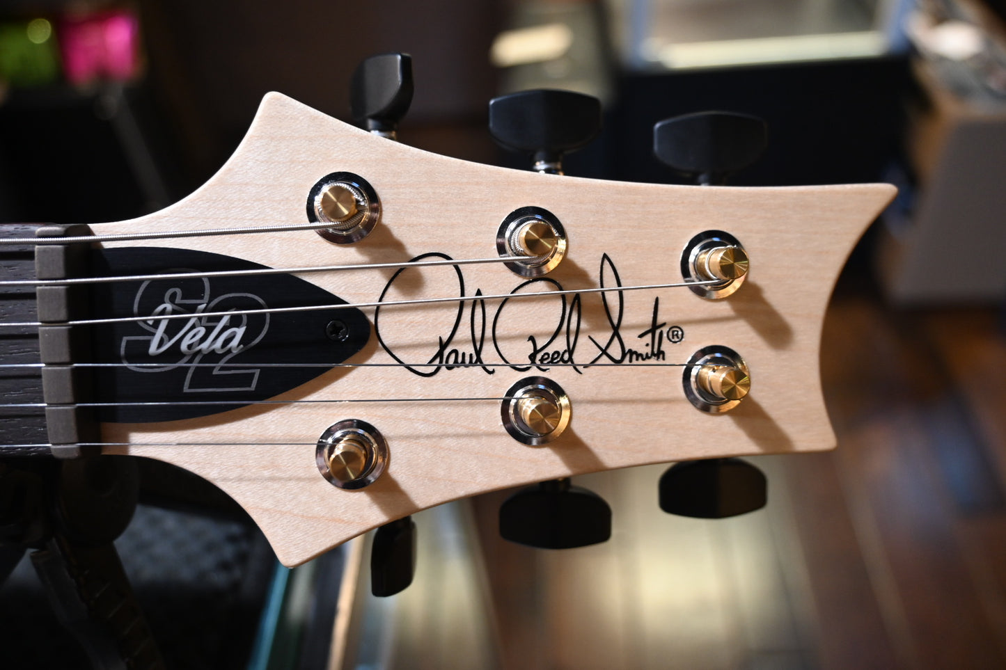 PRS S2 Vela Black Limba Limited Edition Satin - Natural Guitar #8504 - Danville Music