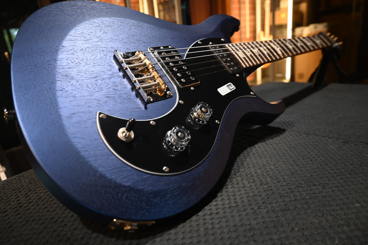 PRS S2 Vela Satin - Midnight Metallic Guitar #2570 - Danville Music