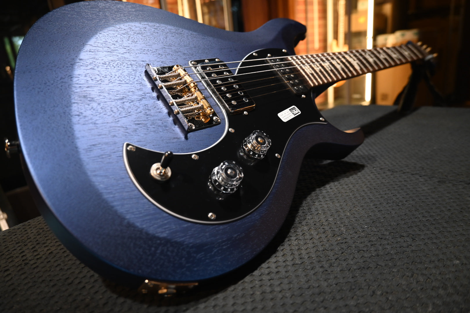 PRS S2 Vela Satin - Midnight Metallic Guitar #2570 - Danville Music