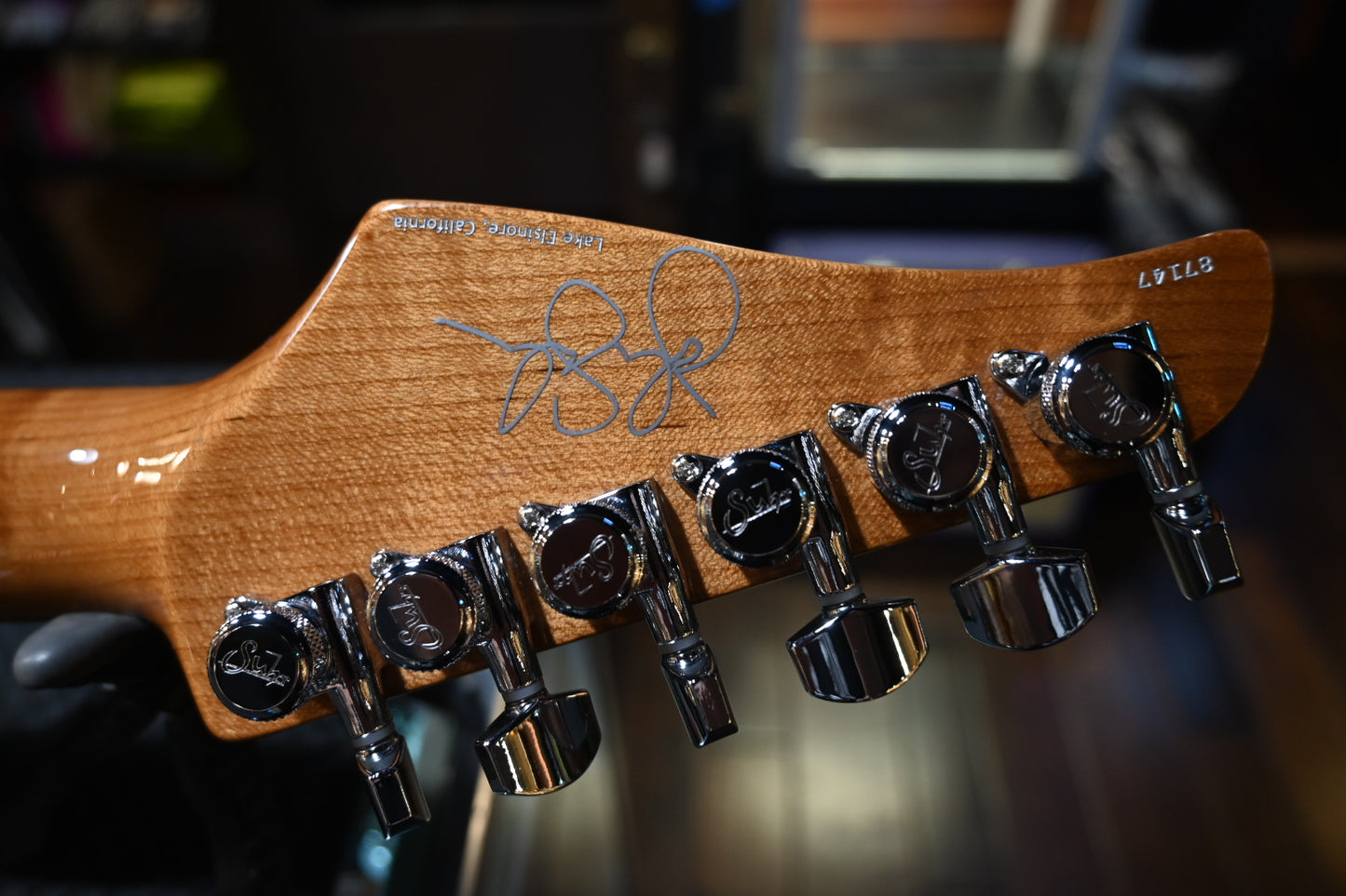 Suhr Modern Set Neck Limited Edition - Teal Fade Guitar #7147 - Danville Music