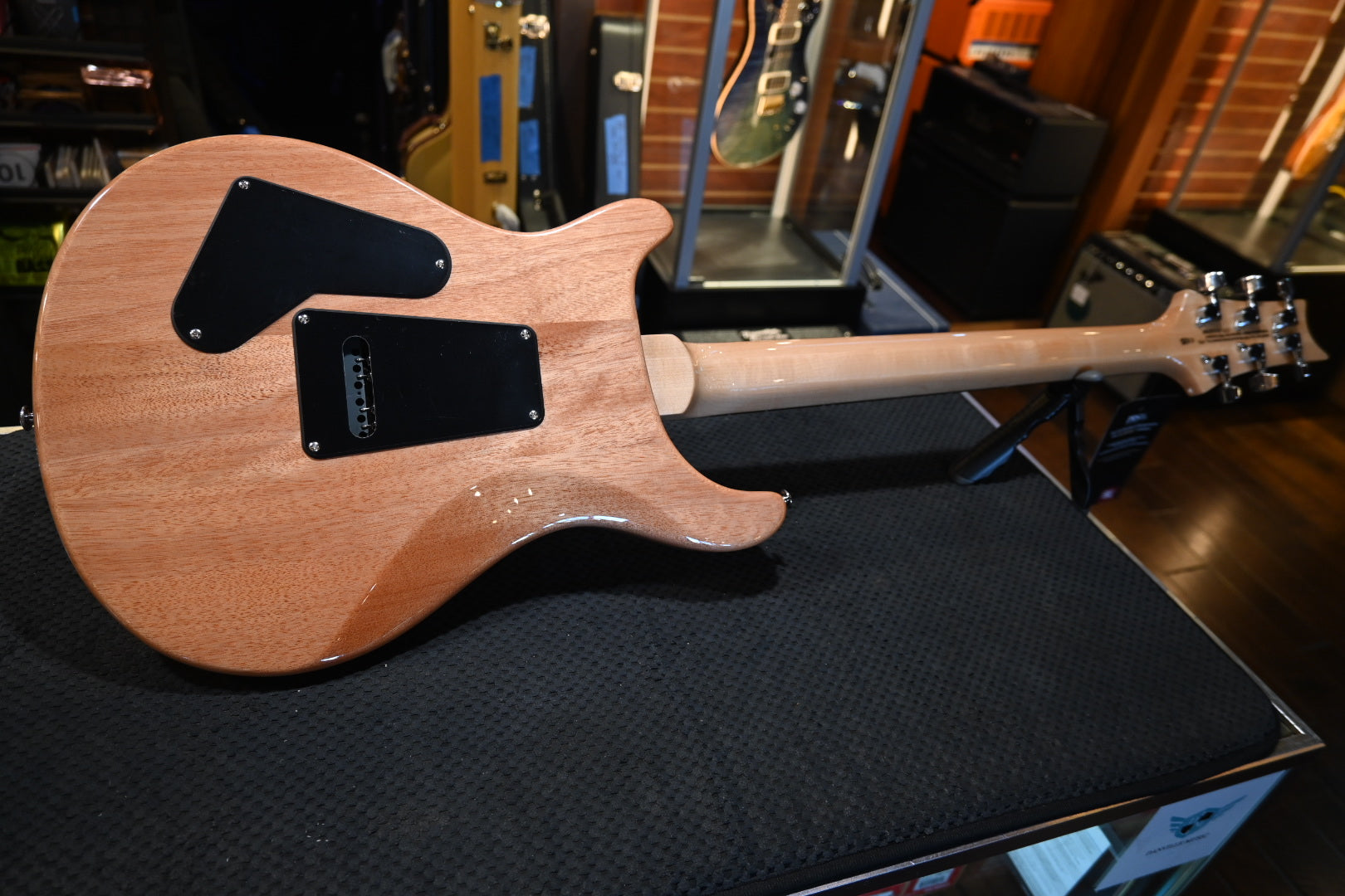 PRS SE “Exotic” Custom 24 Swamp Ash Limited - Lake Blue Guitar #3768 - Danville Music