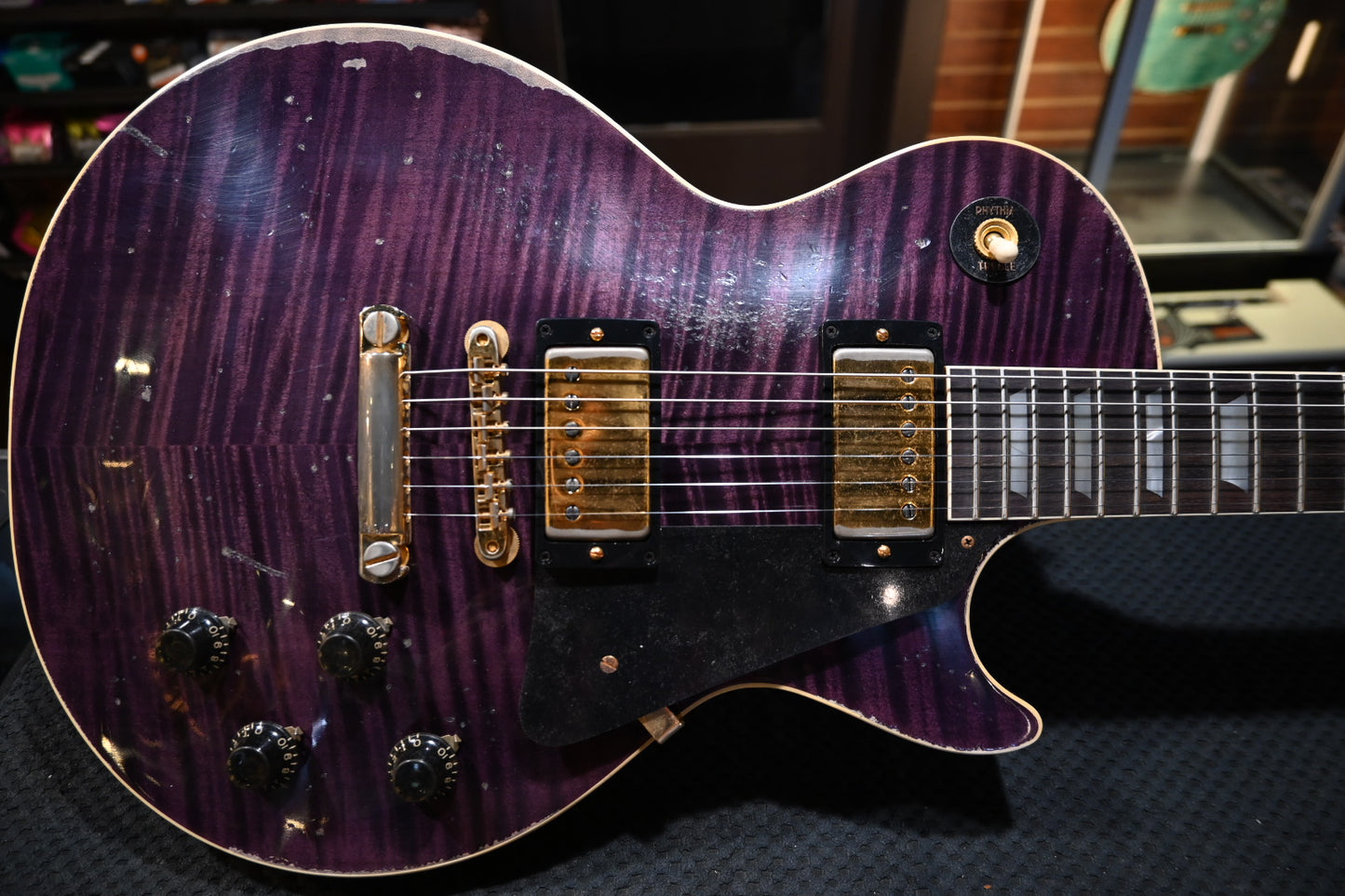 Gibson Custom Shop 1959 Les Paul Standard Reissue Purple Tiger Murphy Lab Heavy Aged - Purple Tiger Guitar #6388 - Danville Music