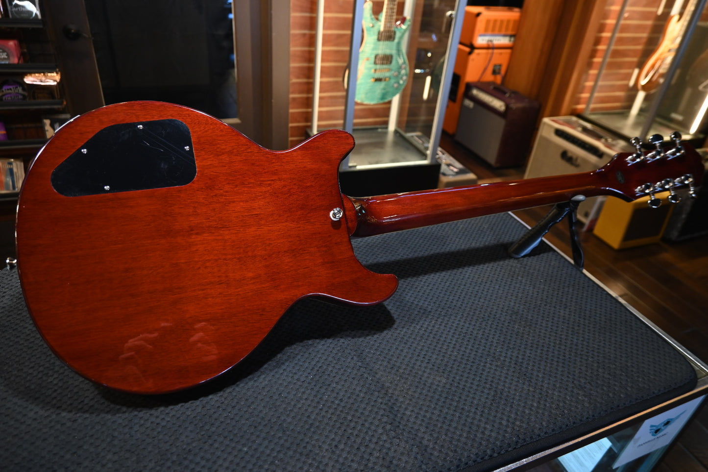 Epiphone Les Paul Special Double Cut Figured - Bourbon Burst Guitar #7586 - Danville Music