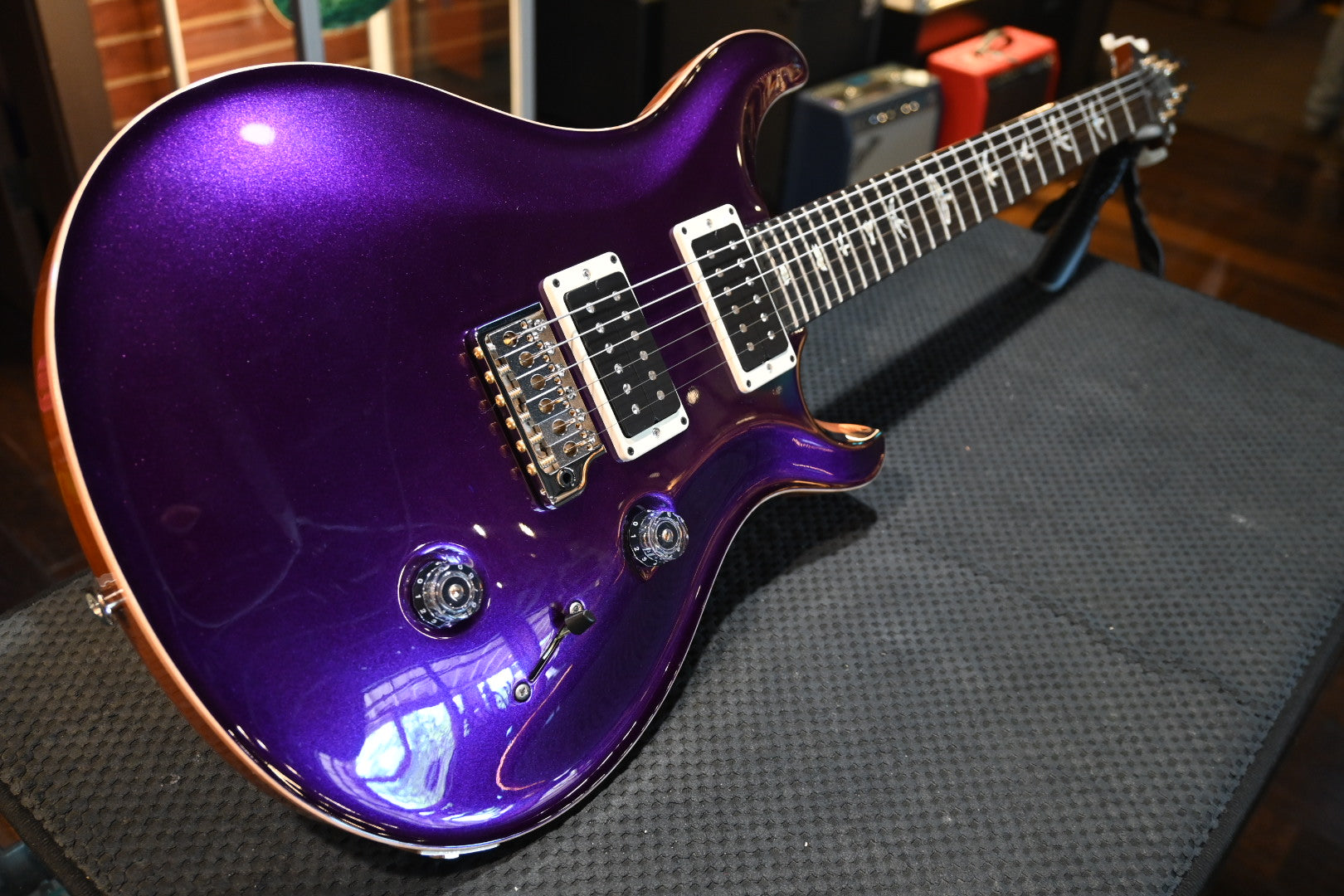 PRS Customer 24 - Violet Metallic/Natural Back Guitar #6273 - Danville Music