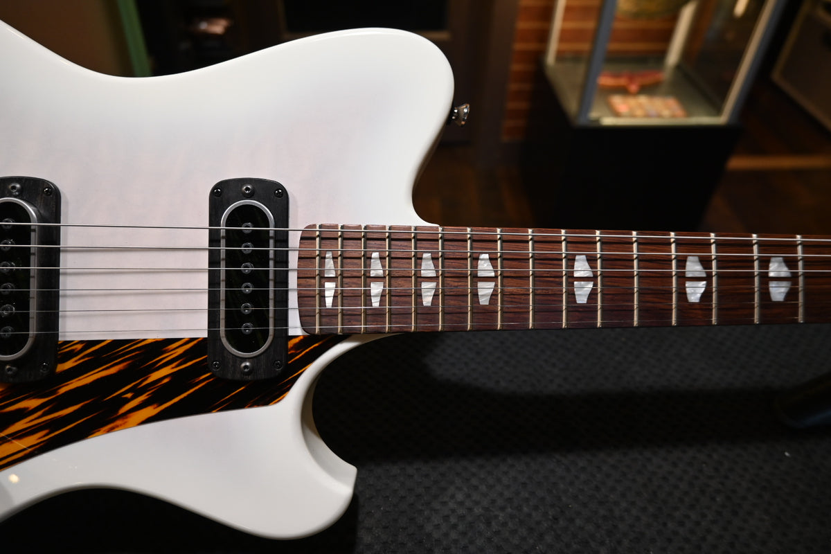 Powers Electric A-Type Select Maple - Moonlight White Ghost Flame Guitar #B507