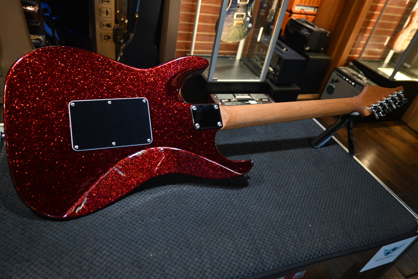 Suhr Pete Thorn Signature Series Custom HSS - Red Sparkle Guitar #9356 - Danville Music